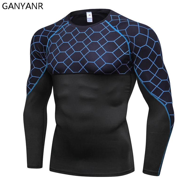 GANYANR Running T Shirt Men Basketball Tennis Soccer Sportswear Tee Sport Fitness Compression Jogging Training Gym Rashgard Tops
GANYANR Running T Shirt Men Basketball Tennis Soccer Sportswear Tee Sport Fitness Compression Jogging Training Gym Rashgard Tops