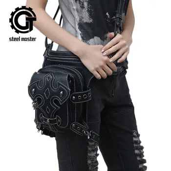 New Design Top Quality PU Leather Men Women Ride Leg Motorcycle Punk Rock Retro Cross Body Shoulder Waist Fanny Pack Bags
New Design Top Quality PU Leather Men Women Ride Leg Motorcycle Punk Rock Retro Cross Body Shoulder Waist Fanny Pack Bags