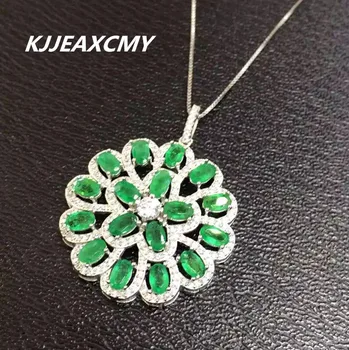KJJEAXCMY boutique jewelry,925 sterling plated white natural emerald pendant, ladies pendant, birthday present
KJJEAXCMY boutique jewelry,925 sterling plated white natural emerald pendant, ladies pendant, birthday present