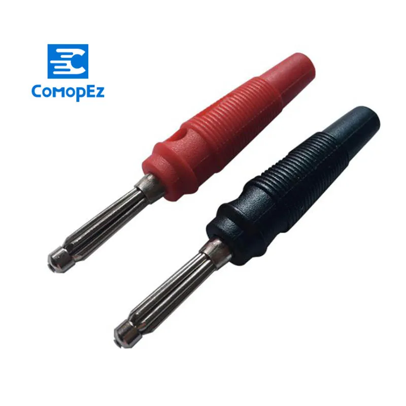 50Pcs/lot Red and Black 4mm Solderless Side Stackable Banana Plug Musical Speaker Cable Wire Pin Connectors
50Pcs/lot Red and Black 4mm Solderless Side Stackable Banana Plug Musical Speaker Cable Wire Pin Connectors