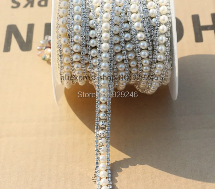 free shipping 1 yard/pack fashion high-quality pearl trims 1.2cm clear crystal rhinestone close chain costume garment decoration
free shipping 1 yard/pack fashion high-quality pearl trims 1.2cm clear crystal rhinestone close chain costume garment decoration