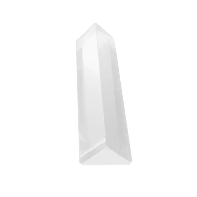 Optical Glass Triangular Triple Prism for Photography Teaching Light Spectrum Physics
Optical Glass Triangular Triple Prism for Photography Teaching Light Spectrum Physics