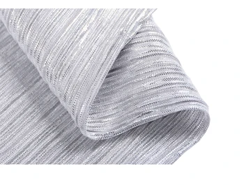 Bling-bling crashed silver 3D stripe fabric soft Gorgeous silver cloth for dress Background cloth
Bling-bling crashed silver 3D stripe fabric soft Gorgeous silver cloth for dress Background cloth