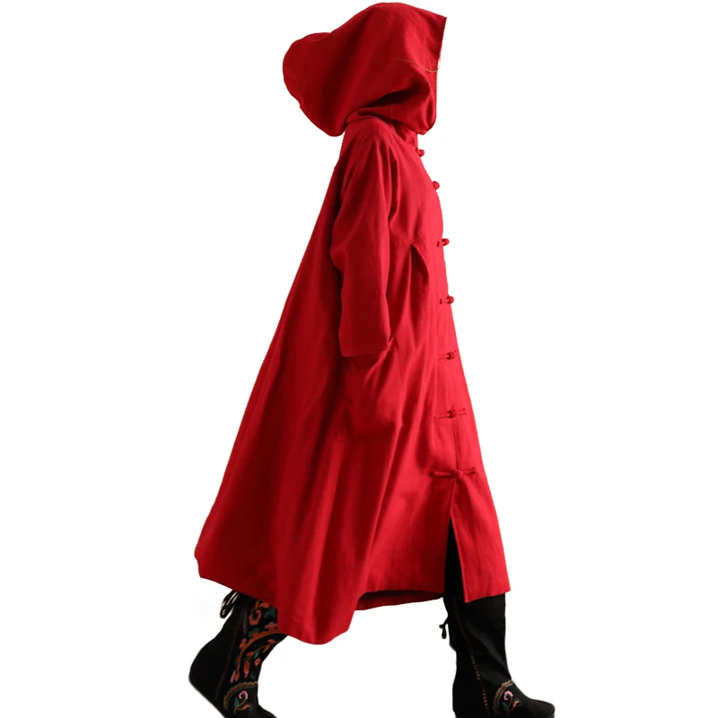 LZJN Classic Trench Coat for Women Cloak with Witch Cap 2019 Autumn Hooded Duster Coat Plus Size Windbreaker Abrigos Mujer 2010
LZJN Classic Trench Coat for Women Cloak with Witch Cap 2019 Autumn Hooded Duster Coat Plus Size Windbreaker Abrigos Mujer 2010