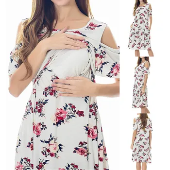 Breastfeeding Maternity Dresses Pregnant Women Nursing Floral Print Summer Dress Pregnancy Dress Photography Clothes For Women
Breastfeeding Maternity Dresses Pregnant Women Nursing Floral Print Summer Dress Pregnancy Dress Photography Clothes For Women