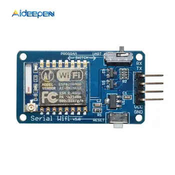 

ESP8266 ESP-07 Wifi Serial Transceiver Board ESP07 Wireless Module 3.3V 5V 8N1 TTL UART Port Controller For Arduino UNO R3