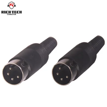 8pcs 4pin spring DIN connector DIN male plug adapter for computer keyboard/mouse 4PIN DIN cable terminal wire connector
8pcs 4pin spring DIN connector DIN male plug adapter for computer keyboard/mouse 4PIN DIN cable terminal wire connector