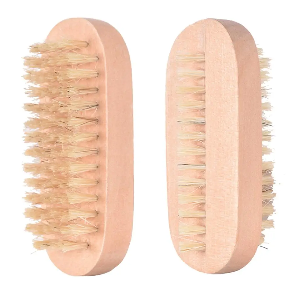 Wooden Handle Double Sided Bristle Nail Brush Manicure Pedicure Soft Remove Dust Nails Cleaning Tools
Wooden Handle Double Sided Bristle Nail Brush Manicure Pedicure Soft Remove Dust Nails Cleaning Tools