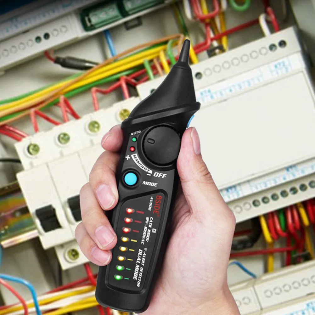 New LED indicator Wire Judgment Electrical Pen Led High Sensitivity Dual Modes AC Circuit Non Contact Voltage Tester Adjustable
New LED indicator Wire Judgment Electrical Pen Led High Sensitivity Dual Modes AC Circuit Non Contact Voltage Tester Adjustable