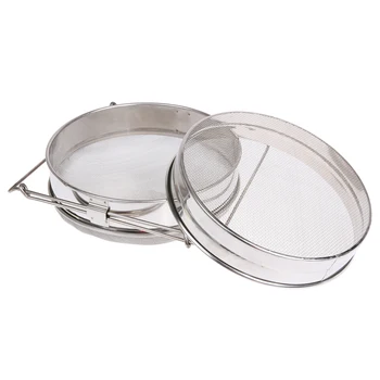 Honey Filter Stainless Steel Double Sieve High Quality Beekeeping Equipment Honey Strainer Mesh Beekeeping Tools
Honey Filter Stainless Steel Double Sieve High Quality Beekeeping Equipment Honey Strainer Mesh Beekeeping Tools