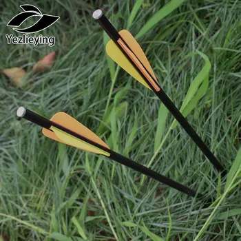 12pcs Hunting archery 13inch fiberglass arrow Crossbow Bolts with 3" TPU Vane Flat Nock shoot For Compound recurve bow
12pcs Hunting archery 13inch fiberglass arrow Crossbow Bolts with 3" TPU Vane Flat Nock shoot For Compound recurve bow