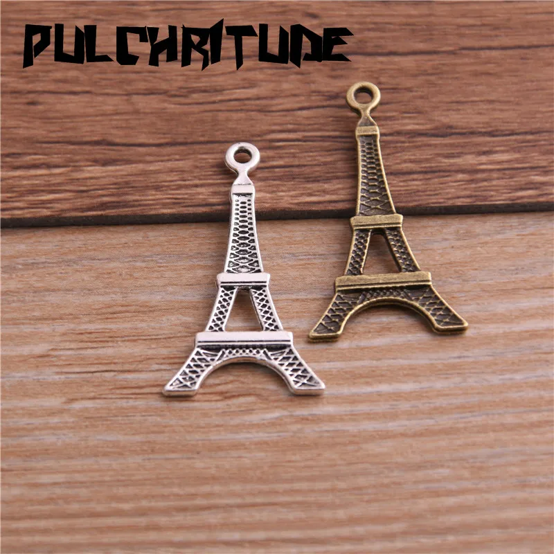 16PCS 19*35mm Metal Alloy Two Color Eiffel Tower Charms Pendants For Jewelry Making DIY Handmade Craft
16PCS 19*35mm Metal Alloy Two Color Eiffel Tower Charms Pendants For Jewelry Making DIY Handmade Craft