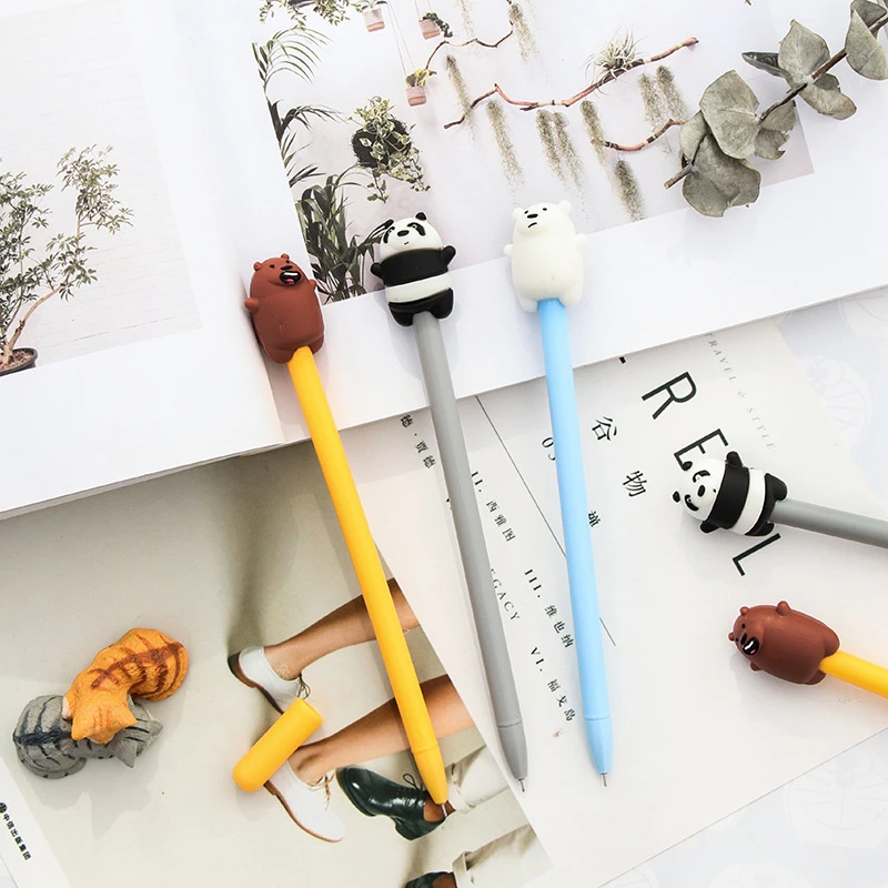 DL Korean cartoon panda 0.38mm full needle neutral pen Brown Bear Black Signature Pen student office stationery
DL Korean cartoon panda 0.38mm full needle neutral pen Brown Bear Black Signature Pen student office stationery