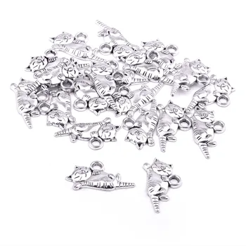 Cute Vintage Copper Cat Charm Pendants for Bracelets Jewelry Necklace Making Findings DIY Charms Handmade 20 Pcs 20*11MM
Cute Vintage Copper Cat Charm Pendants for Bracelets Jewelry Necklace Making Findings DIY Charms Handmade 20 Pcs 20*11MM