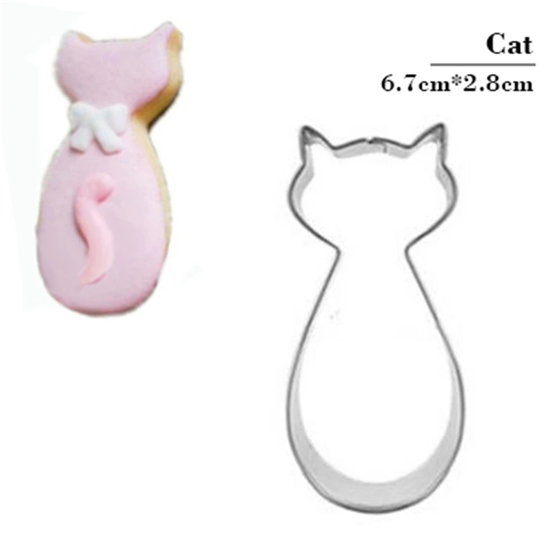 Mini Cat Cookie Cutters Cooking Tool Fondant Paste Mold Cake Decorating Clay Resin Sugar Candy
Mini Cat Cookie Cutters Cooking Tool Fondant Paste Mold Cake Decorating Clay Resin Sugar Candy