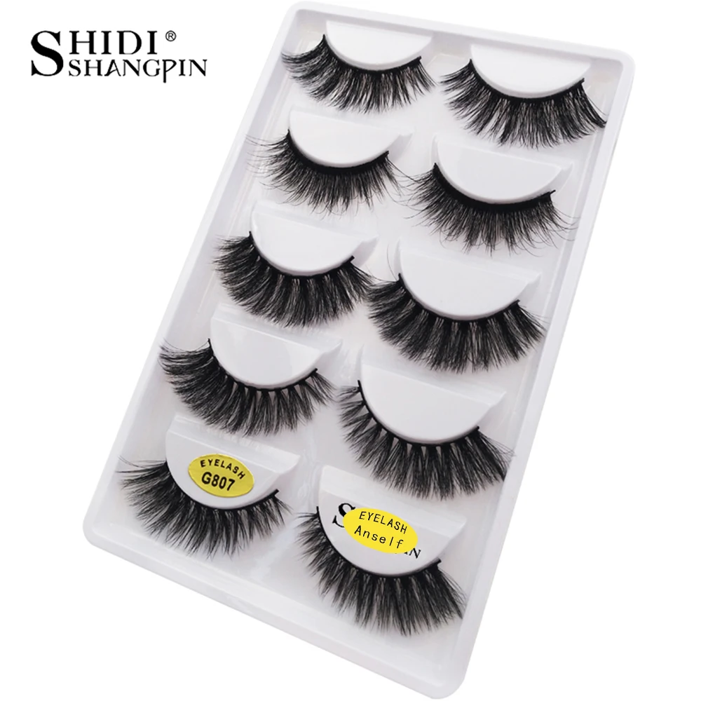 5 Pairs False Eyelashes Long Thick Curly Natural Eyelash Extension with 5 Different Styles Fake Eye lashes Makeup maquiagem
5 Pairs False Eyelashes Long Thick Curly Natural Eyelash Extension with 5 Different Styles Fake Eye lashes Makeup maquiagem