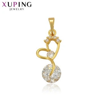 Xuping Pendant for Women New Arrival Heart Shaped Jewelry Synthesis Cubic Zirconia Vintage Mother's S105,7-34559
Xuping Pendant for Women New Arrival Heart Shaped Jewelry Synthesis Cubic Zirconia Vintage Mother's S105,7-34559
