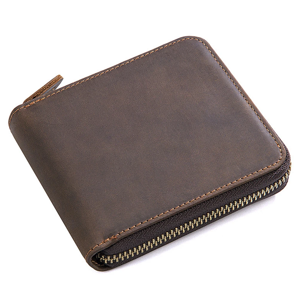 Zipper Around Anti-theft Gift RFID Blocking Card Holder Men Wallet Storage Travel Change Business Coin Leather Distressed Money
Zipper Around Anti-theft Gift RFID Blocking Card Holder Men Wallet Storage Travel Change Business Coin Leather Distressed Money
