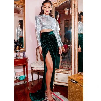 Newest Arrive Elegant 2019 Fashion Two 2 Pieces Long Split Sexy Women Chic Winter Celebrity Vestidos High Quality Party Dresses
Newest Arrive Elegant 2019 Fashion Two 2 Pieces Long Split Sexy Women Chic Winter Celebrity Vestidos High Quality Party Dresses