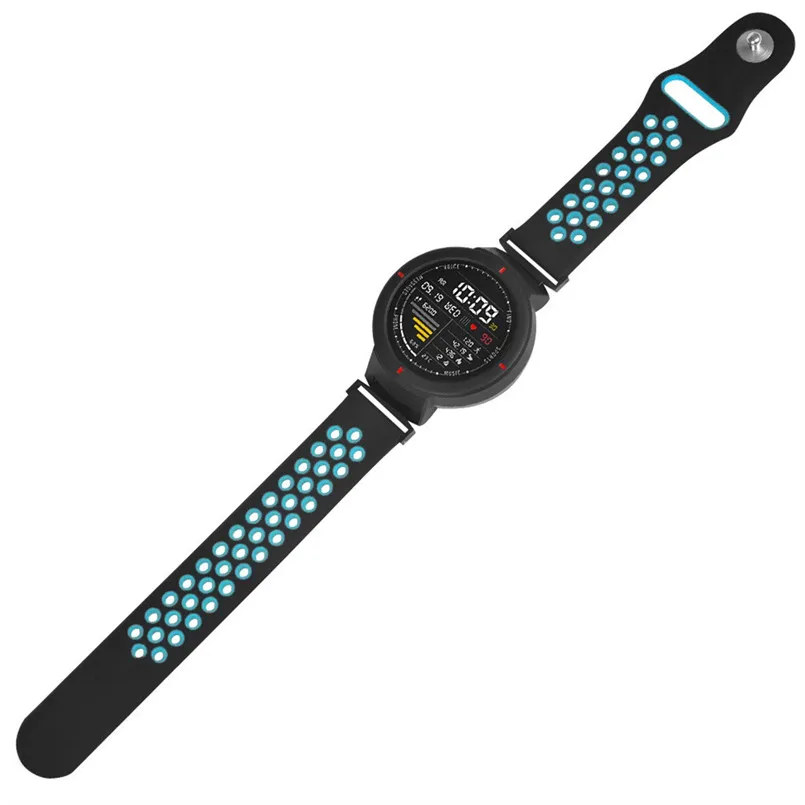 Fashion Watch Band Sports Soft Silicone Replacement Watch Band Wrist Strap For Huami Amazfit Verge 20x240mm 40AP505