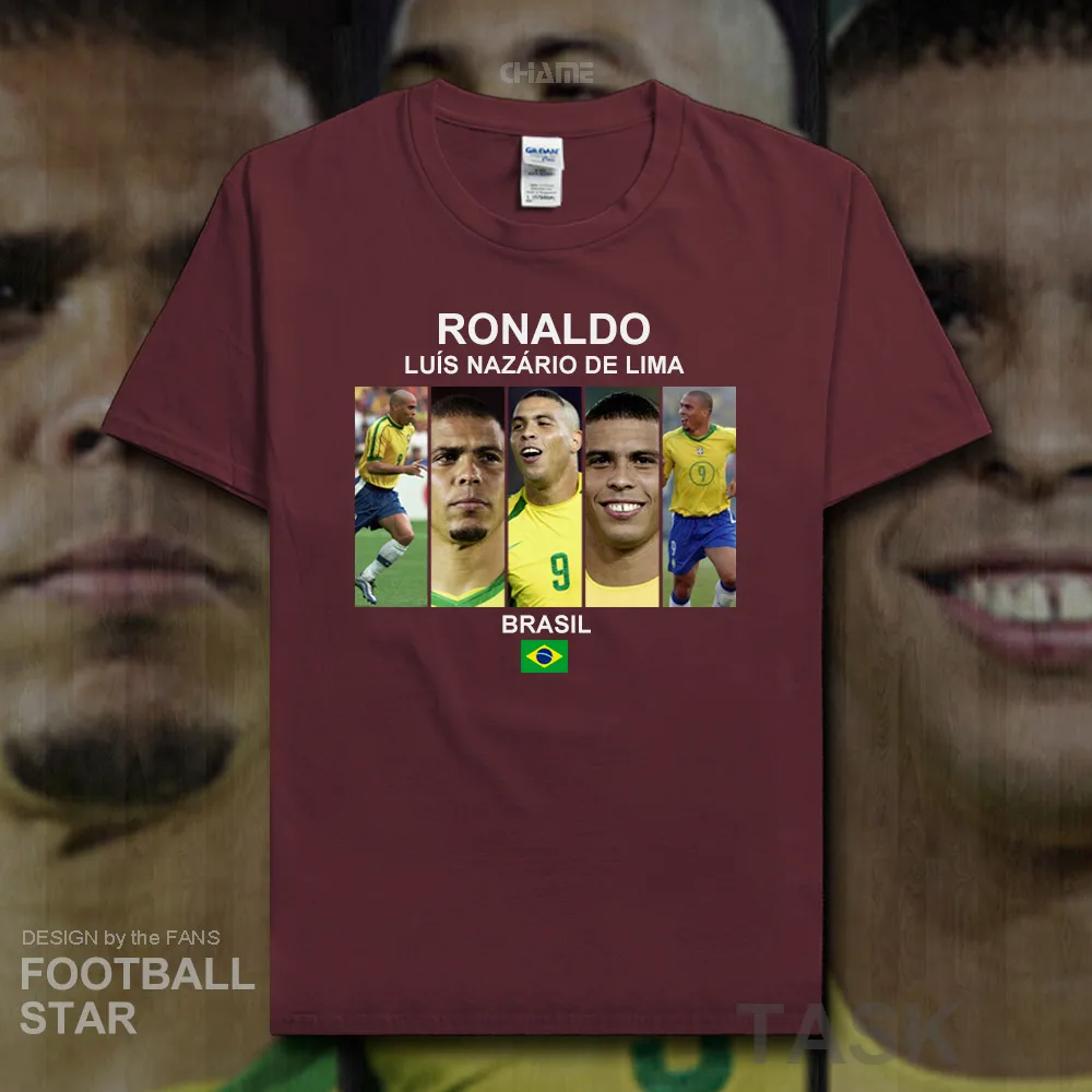 Ronaldo Luiz Nazario De Lima t shirt 2018 jerseys Brazil footballer tshirt 100% cotton fitness t-shirts clothes summer tees 20
Ronaldo Luiz Nazario De Lima t shirt 2018 jerseys Brazil footballer tshirt 100% cotton fitness t-shirts clothes summer tees 20