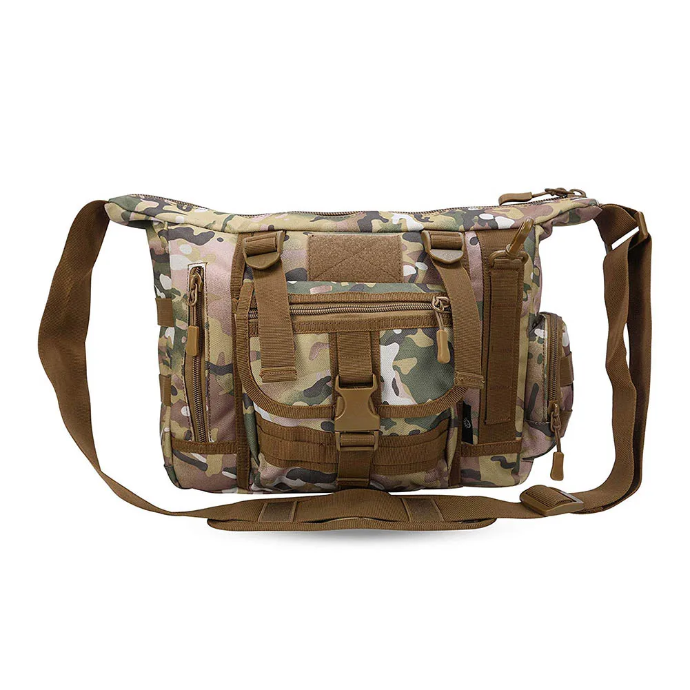 New Style Sports Shoulder Bag Large Waterproof Daypack Crossbody Messenger Bag for Hunting Camping Trekking
New Style Sports Shoulder Bag Large Waterproof Daypack Crossbody Messenger Bag for Hunting Camping Trekking
