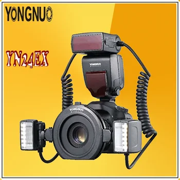 YONGNUO YN24EX E-TTL Radio Sync Automatic Macro Ring Lite Flash Speedlite for Canon Cameras camorder with Dual 2pcs Flash Head
YONGNUO YN24EX E-TTL Radio Sync Automatic Macro Ring Lite Flash Speedlite for Canon Cameras camorder with Dual 2pcs Flash Head