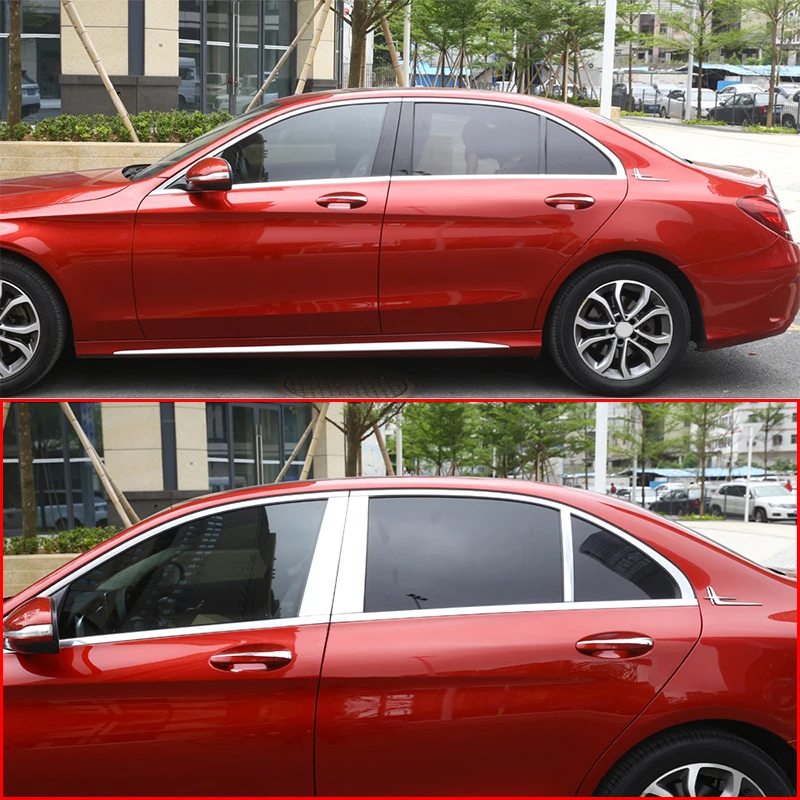 Polished Aluminum Alloy B C Window Pillar Post Trim Kit Cover Trim For Mercedes benz W205 C Class 2015 2016 2017 Accessories
Polished Aluminum Alloy B C Window Pillar Post Trim Kit Cover Trim For Mercedes benz W205 C Class 2015 2016 2017 Accessories
