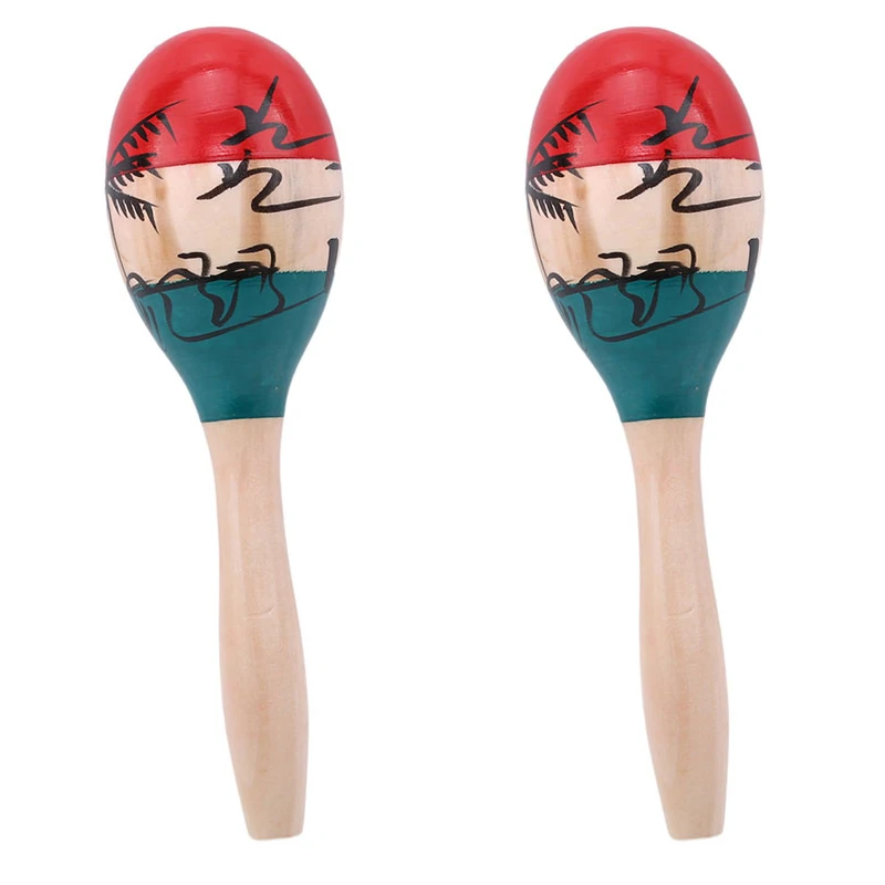 1 Pc Wooden Maracas Rumba Shakers Rattles Sand Hammer Percussion Instrument Musical Toy For Kid Children Party Games
1 Pc Wooden Maracas Rumba Shakers Rattles Sand Hammer Percussion Instrument Musical Toy For Kid Children Party Games