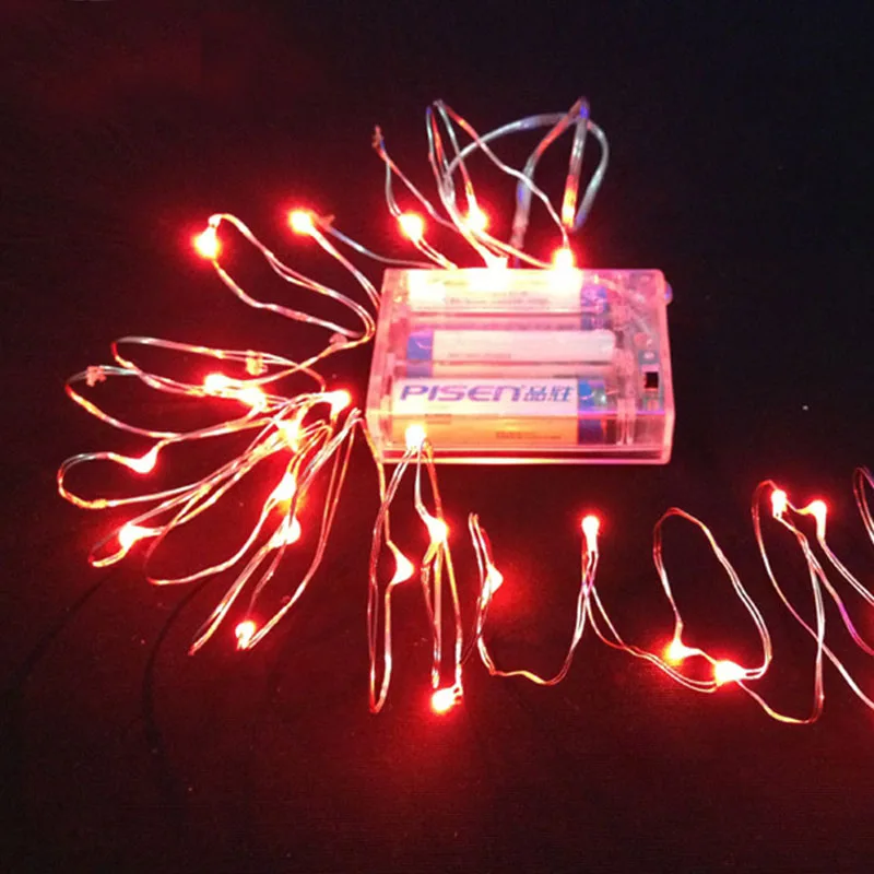 Christmas Garland Waterproof Silver Copper Wire String Light LED String Lamp Fairy lights 2m for Indoor New Year Decorations
Christmas Garland Waterproof Silver Copper Wire String Light LED String Lamp Fairy lights 2m for Indoor New Year Decorations