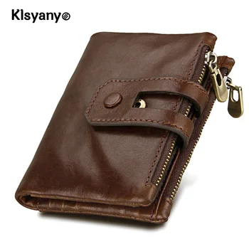Mens Wallet Retro Genuine Cow Leather Purse RFID Blocking Credit Card Holder Zipper Purse Wallet With Card Coin Purse
Mens Wallet Retro Genuine Cow Leather Purse RFID Blocking Credit Card Holder Zipper Purse Wallet With Card Coin Purse