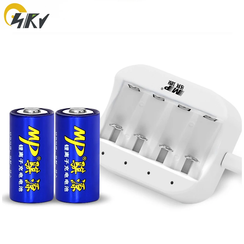 3.7V RCR123A battery and charger 16340 Li-ion rechargeable battery charger for HD Cameras
3.7V RCR123A battery and charger 16340 Li-ion rechargeable battery charger for HD Cameras