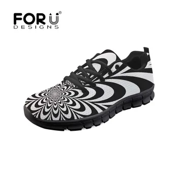 FORUDESIGNS 2019 New Flat Fashion Women Shoes Swirl Pattern White Black Streetwear Female Ladies Lace Up Casual Zapatos Mujer
FORUDESIGNS 2019 New Flat Fashion Women Shoes Swirl Pattern White Black Streetwear Female Ladies Lace Up Casual Zapatos Mujer