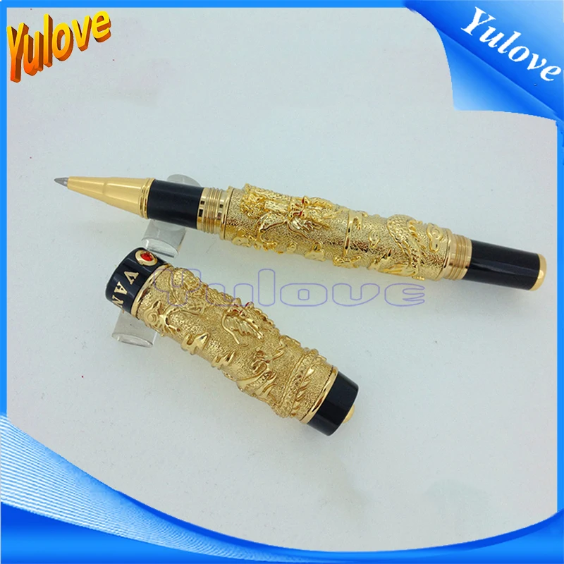 Yud25 Jinhao Brand High-end Gold Dragons Roller Pen Gift Pen Fashion Gift For Man Wholesale and Retail Yud25 Jinhao Brand High-end Gold Dragons Roller Pen Gift Pen Fashion Gift For Man Wholesale and Retail<br><br>Aliexpress