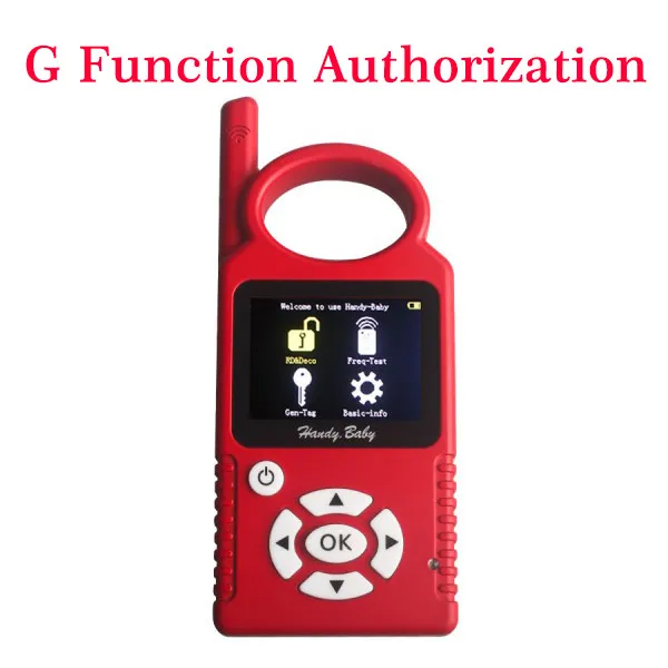To Open G Chip Copy Function Authorization service fee for HANDY BABY Car Key Copy Auto Key Programmer
To Open G Chip Copy Function Authorization service fee for HANDY BABY Car Key Copy Auto Key Programmer