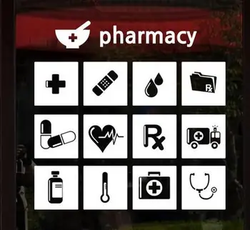 Pharmacy Vinyl Wall Sticker Medical Pharmacy Sign Mural Wall Sticker Hospital Phamacy Window Glass Room Decoration
Pharmacy Vinyl Wall Sticker Medical Pharmacy Sign Mural Wall Sticker Hospital Phamacy Window Glass Room Decoration