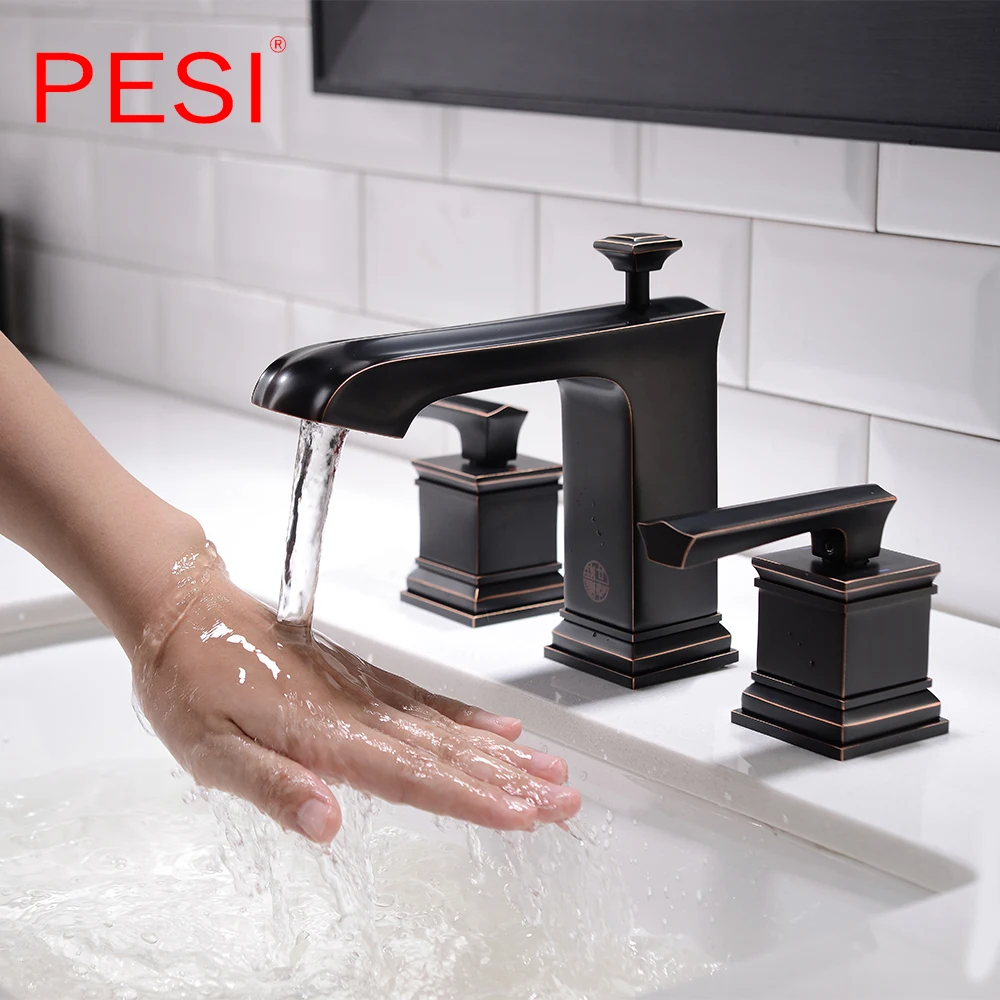 Basin Faucet Double Handle Bathroom Mixer Tap Hot&Cold Sink Faucet Rotation Spout,Deck Mounted,Solid Brass,Chrome or ORB
Basin Faucet Double Handle Bathroom Mixer Tap Hot&Cold Sink Faucet Rotation Spout,Deck Mounted,Solid Brass,Chrome or ORB