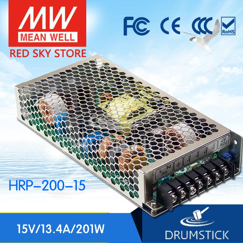 MEAN WELL HRP-200-15 15V 13.4A meanwell HRP-200 15V 201W Single Output with PFC Function Power Supply
MEAN WELL HRP-200-15 15V 13.4A meanwell HRP-200 15V 201W Single Output with PFC Function Power Supply