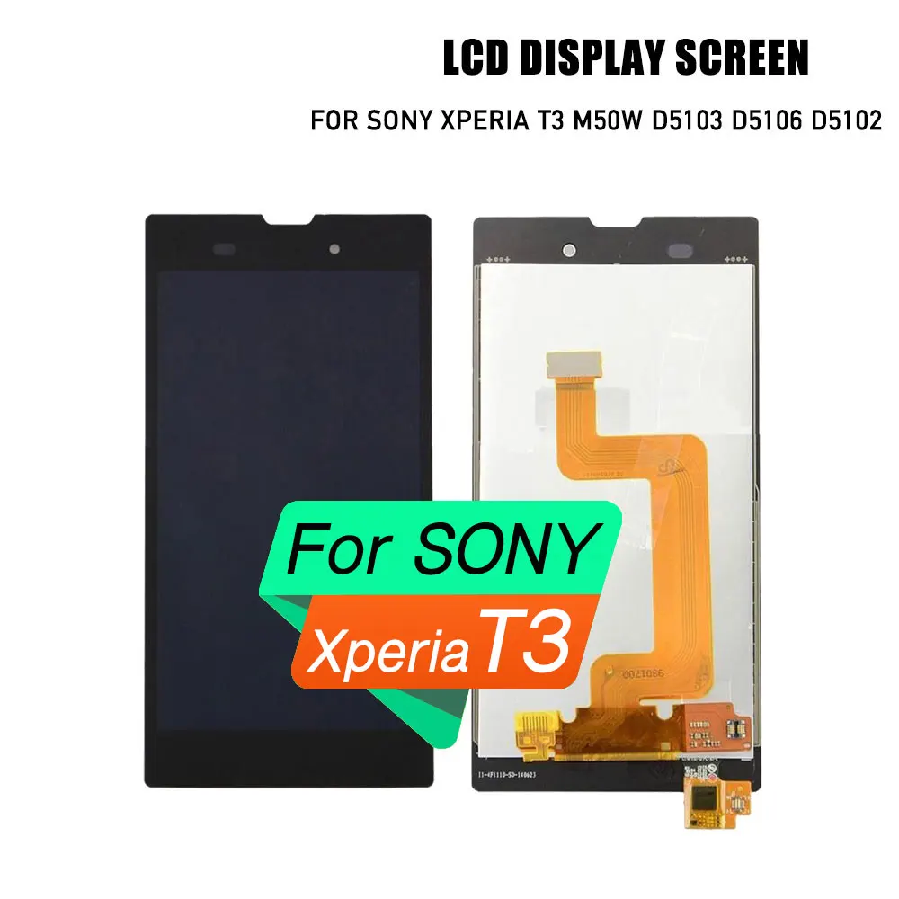 PrepairP lcd screen for sony xperia T3 lcd digitizer display screen assembly for sony xperia T3 lcd T3 M50W D5103 D5106 D5102
PrepairP lcd screen for sony xperia T3 lcd digitizer display screen assembly for sony xperia T3 lcd T3 M50W D5103 D5106 D5102
