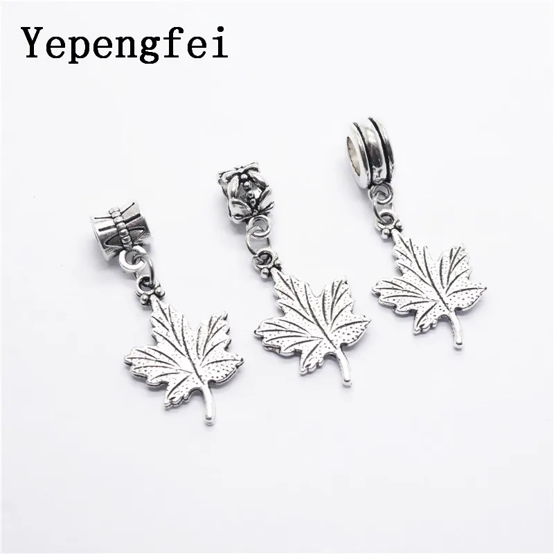 10pcs Maple leaf European Bead Vintage Silver Charms fit for pandora style Bracelets Necklace DIY Metal Jewelry Making JA600027
10pcs Maple leaf European Bead Vintage Silver Charms fit for pandora style Bracelets Necklace DIY Metal Jewelry Making JA600027