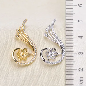 2 Color New Exquisite Pearl Pendant Mountings, Pendant Findings, Pendant Settings Jewelry Parts Fittings Women Accessories
2 Color New Exquisite Pearl Pendant Mountings, Pendant Findings, Pendant Settings Jewelry Parts Fittings Women Accessories