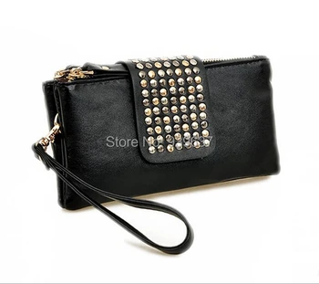 New Arrival /PU Leather /Rivet Sexy Fashion /Designer Bag/ women wallet/ wallets handbags clutches Free Shipping
New Arrival /PU Leather /Rivet Sexy Fashion /Designer Bag/ women wallet/ wallets handbags clutches Free Shipping