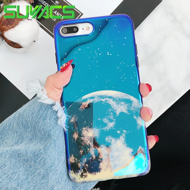 SUYACS Glossy Blu-ray Phone Case For iPhone XR XS Max 6 6S 7 8 Plus X Beautiful Moon Soft IMD Graphic Phone Case Cover Fundas
SUYACS Glossy Blu-ray Phone Case For iPhone XR XS Max 6 6S 7 8 Plus X Beautiful Moon Soft IMD Graphic Phone Case Cover Fundas