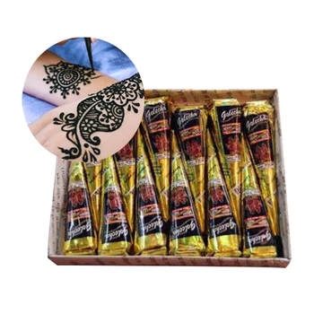 12 Pcs/ Set Henna Tattoo Paint Waterproof Temporary Tattoos Liquid Cream Body Paint Black Long Lasting India Tattoo Inks
12 Pcs/ Set Henna Tattoo Paint Waterproof Temporary Tattoos Liquid Cream Body Paint Black Long Lasting India Tattoo Inks