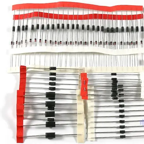Fast Switching Schottky Diode kit set 1N4148 1N4007 1N5819 1N5399 1N5408 1N5822 FR107 FR207,8values=100pcs,Electronic Components
Fast Switching Schottky Diode kit set 1N4148 1N4007 1N5819 1N5399 1N5408 1N5822 FR107 FR207,8values=100pcs,Electronic Components