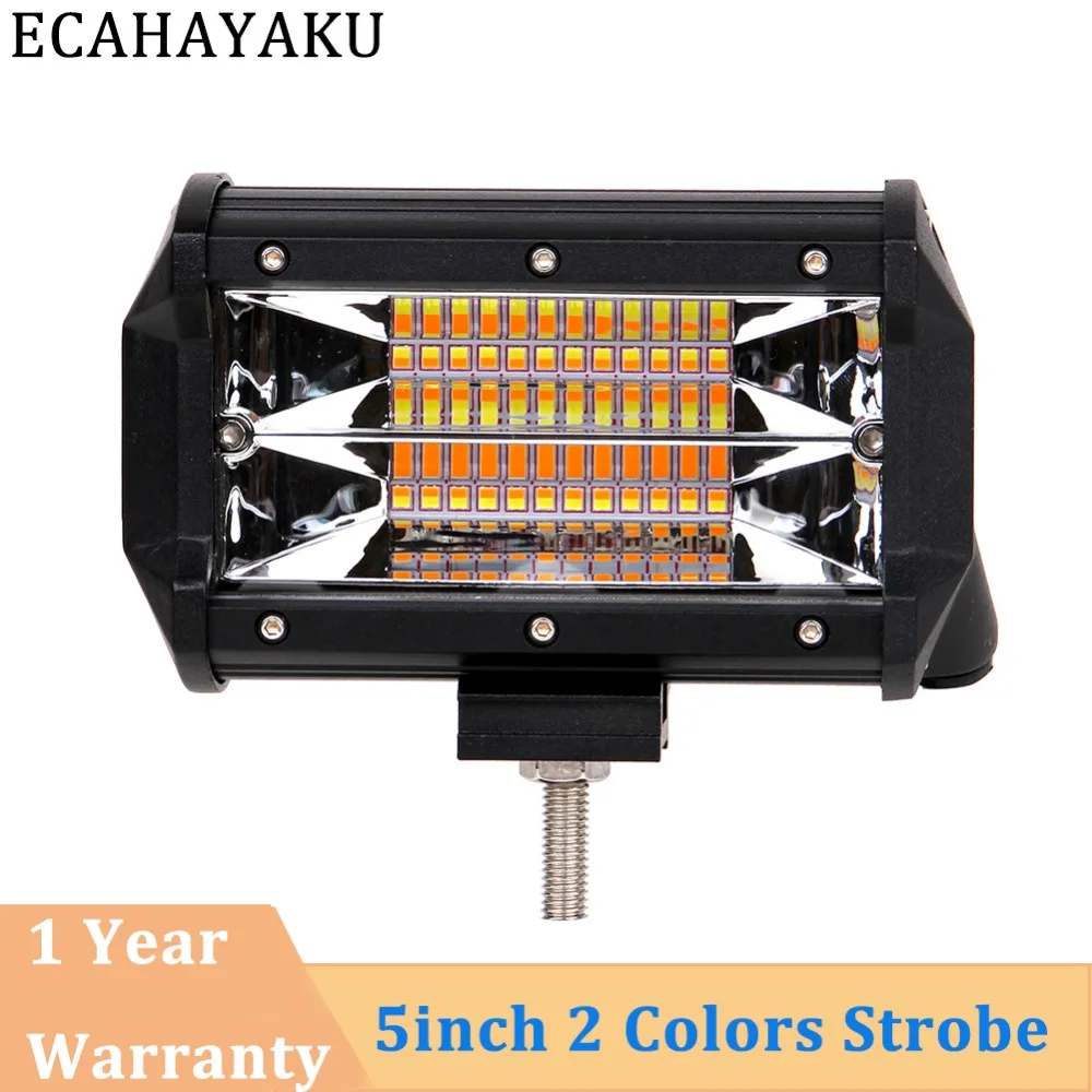ECAHAYAKU 1x 5 Inch 72W 2 rows Waterproof 5 Light type Auto Car Top LED Light bar for Off-road Car truck atv 4x4 SUV car styling
ECAHAYAKU 1x 5 Inch 72W 2 rows Waterproof 5 Light type Auto Car Top LED Light bar for Off-road Car truck atv 4x4 SUV car styling