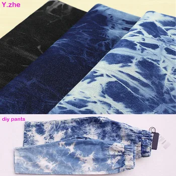 Wide 130cm Tie-Dyed Washed Denim Fabric Cotton/Spandex Stretch Denim Fabric Quliting Patchwork Sewing Material Diy Clothing
Wide 130cm Tie-Dyed Washed Denim Fabric Cotton/Spandex Stretch Denim Fabric Quliting Patchwork Sewing Material Diy Clothing
