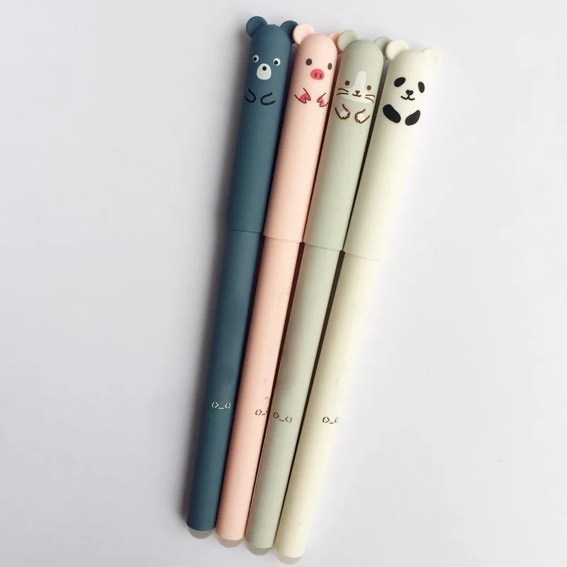 4 pcs/lot Pen Or 10 pcs Refill Panda Pink Mouse Erasable Blue Ink Gel Pen School Office Supply Gift Stationery
4 pcs/lot Pen Or 10 pcs Refill Panda Pink Mouse Erasable Blue Ink Gel Pen School Office Supply Gift Stationery