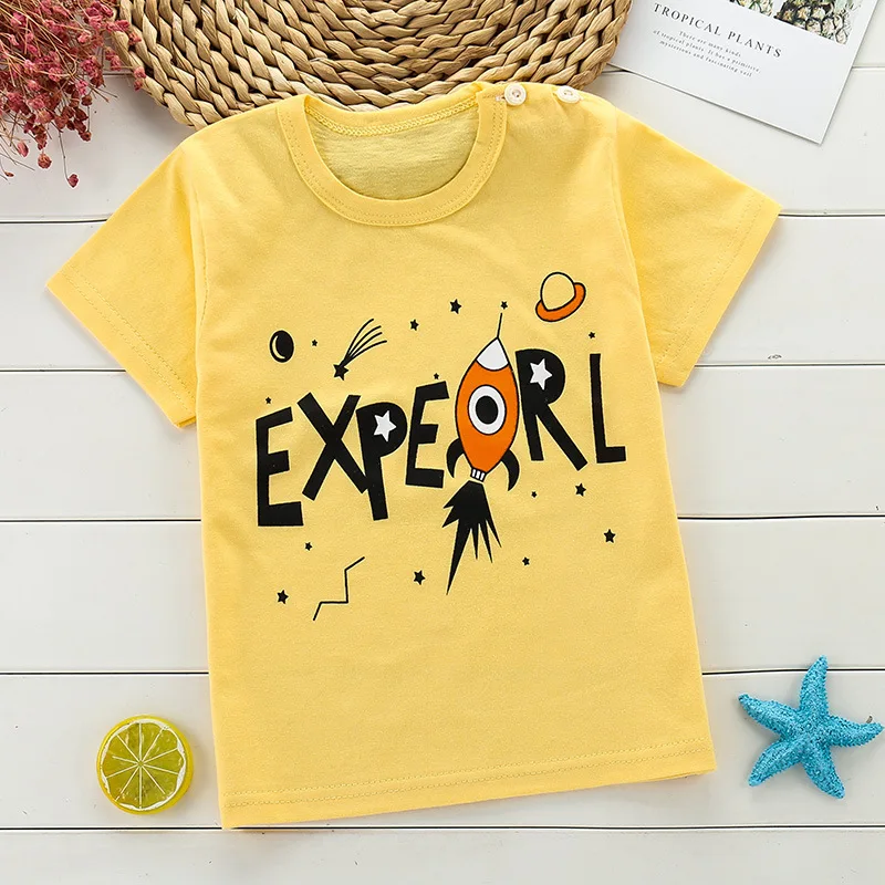 Baby Boys Girls T-shirt Cotton Summer Kids Tshirt Cartoon Letter Tops Tees Child T Shirt Size 1 2 3 4 5 6 Year Children Clothes
Baby Boys Girls T-shirt Cotton Summer Kids Tshirt Cartoon Letter Tops Tees Child T Shirt Size 1 2 3 4 5 6 Year Children Clothes
