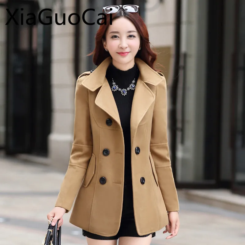 Women's Wool & Blends Winter Female Short Hair Coats Korean Version Lapel Woolen Coats Slim Body Slim Coats
Women's Wool & Blends Winter Female Short Hair Coats Korean Version Lapel Woolen Coats Slim Body Slim Coats